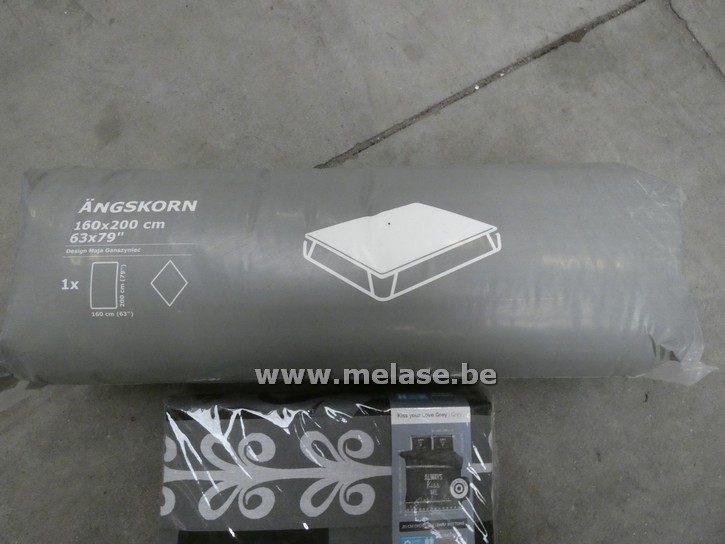 Matrasbeschermer + dekbedovertrek "Ikea"