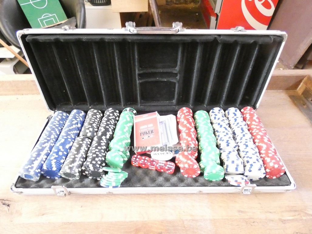 Pokerset in koffer